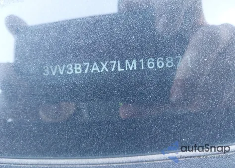 2020 Volkswagen Tiguan 2.0T Se/2.0T Se R-Line Black/2.0T Sel z USA, uszkodzony, nr VIN 3VV3B7AX7LM166871